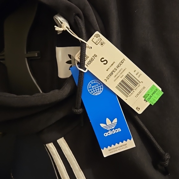 Adidas Black Tracksuit with White Stripes Size Small in mens - Picture 5 of 13